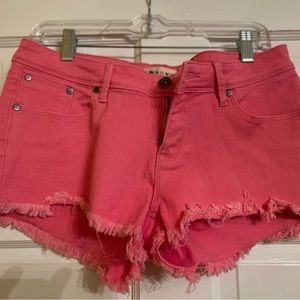 Pink Roxy Jean shorts